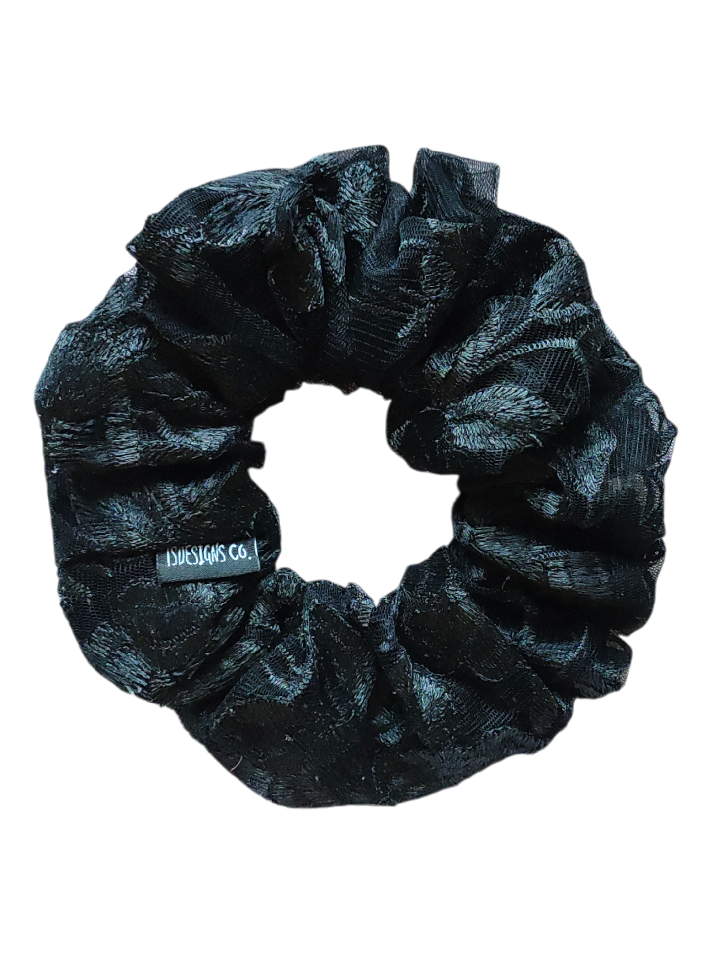 LARGE Black Floral Lace