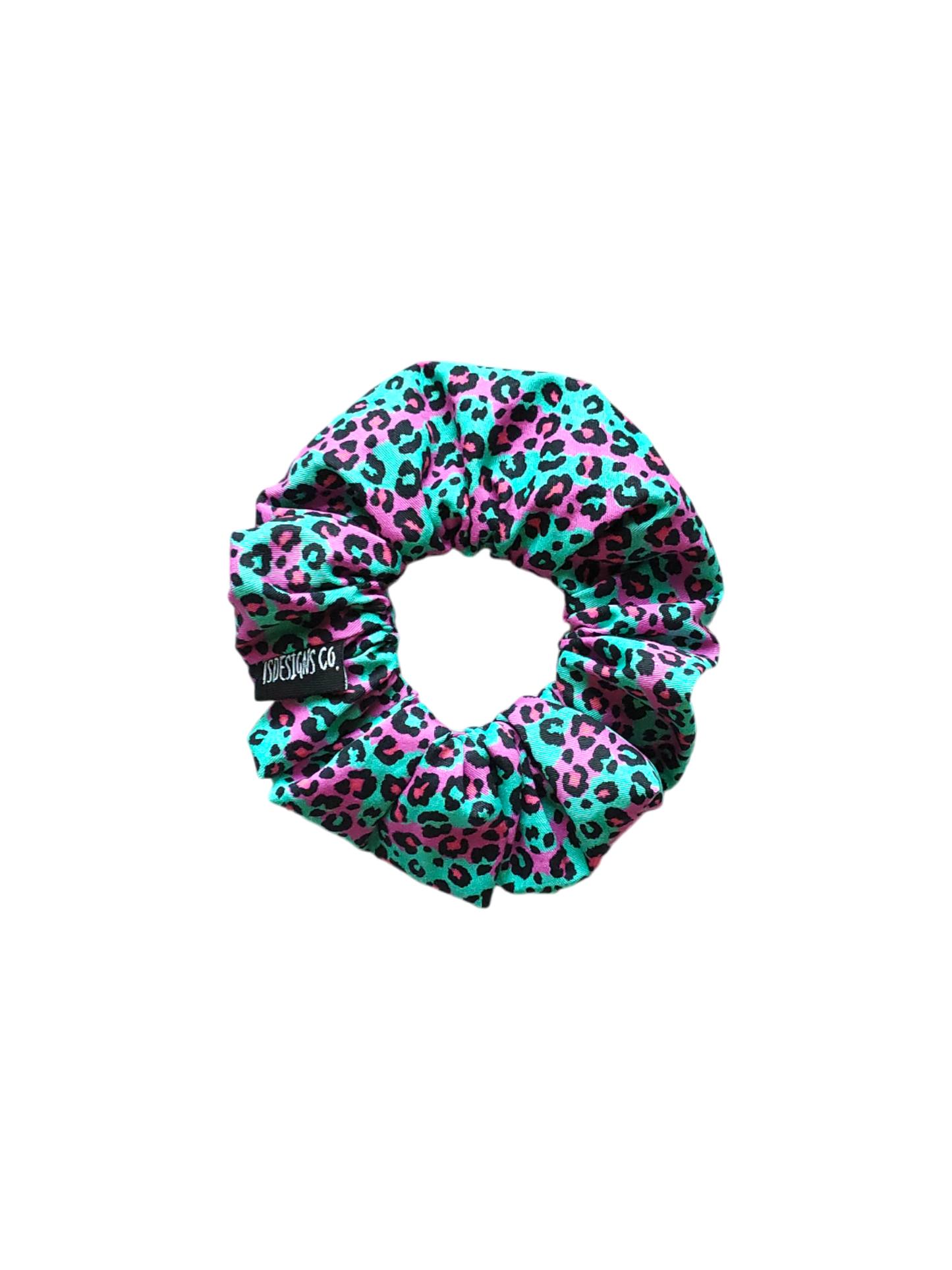 MINI STASH Leopard Teal & Pink
