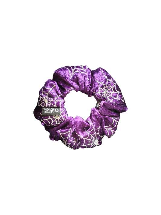 MINI Velvet Spiders & Webs | Purple