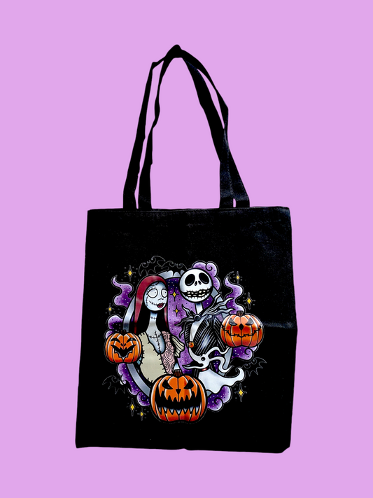 LARGE BAG Totebag Style | Nightmas B4 Xmas | Jack & Sally