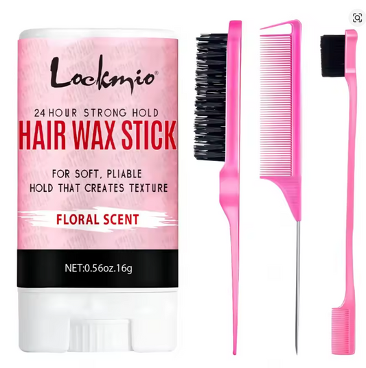 HAIR WAX KIT SET | Pink