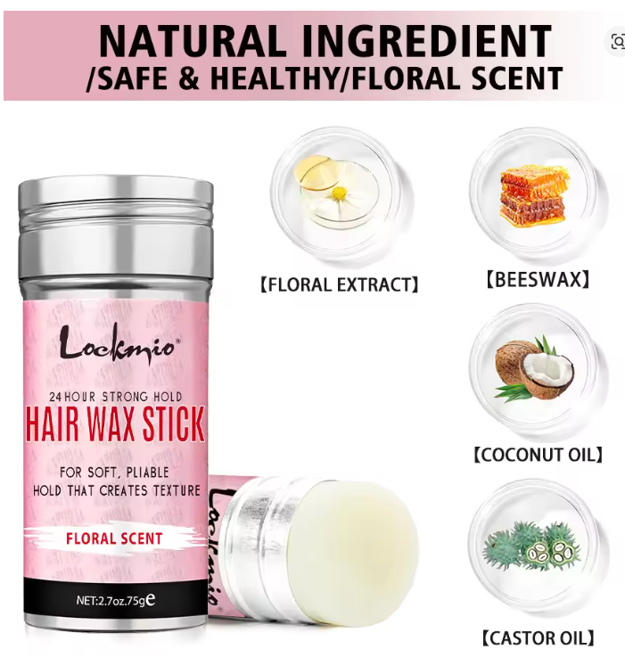 HAIR WAX KIT SET | Pink