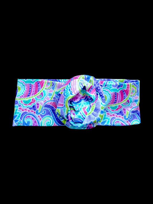 BETTY BOO BANDS™ WIRED HEADWRAP | Paisley | Rainbow Pastels