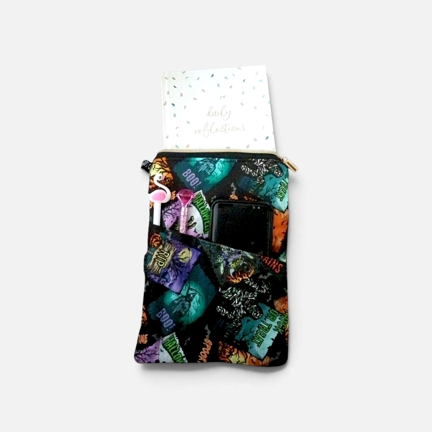 Book & Ebook Sleeve A5/A6 + 2-pen & Mobile Front Pockets | Goosebump Books