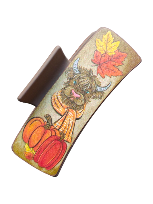 HAIR CLAW | Highland Cow | Style 3