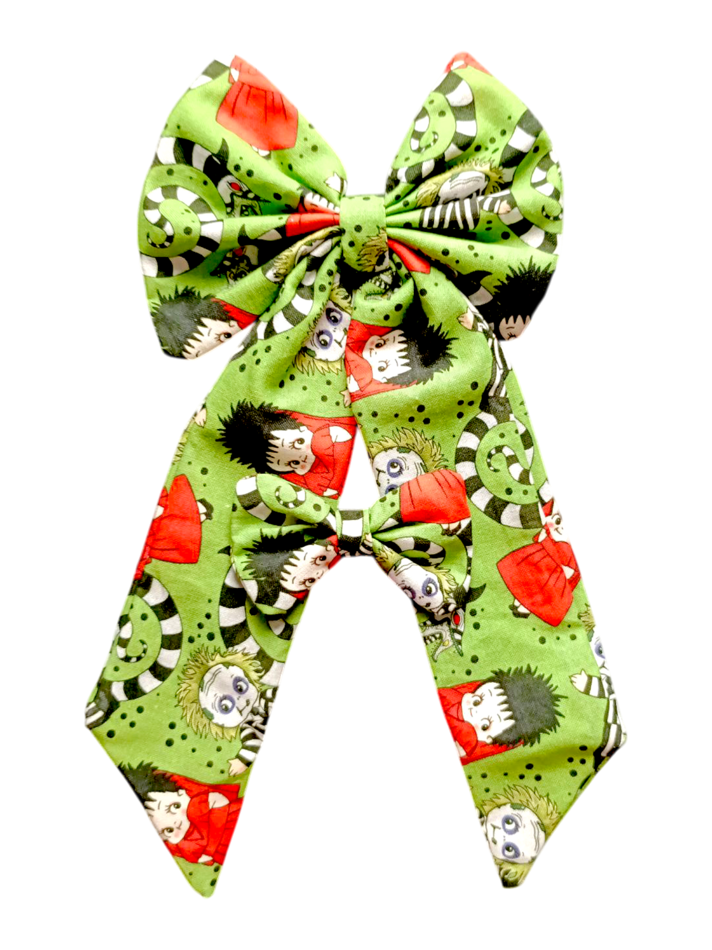 BOWS | Large & Mini Set | Tim Burton | Green & Red