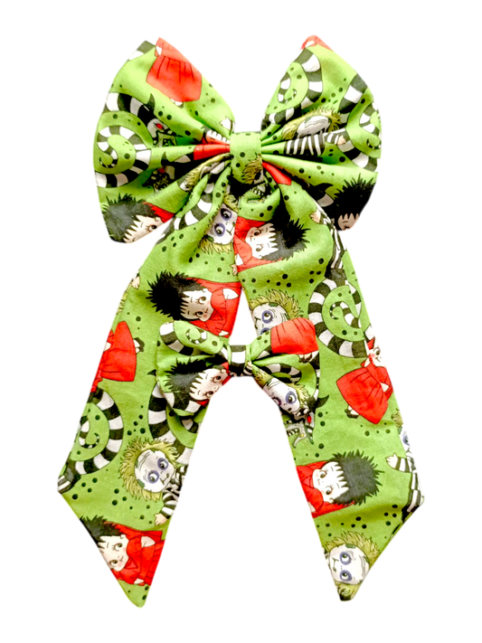 BOWS | Large & Mini Set | Tim Burton | Green & Red