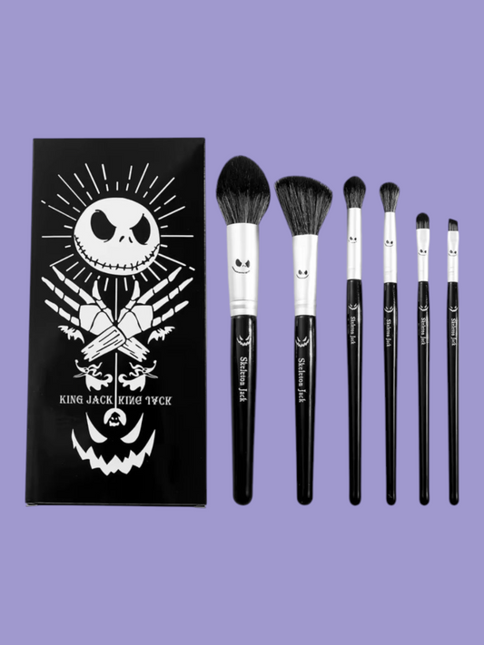 MAKEUP BRUSHES | NMBC | Black & White | 6-Set
