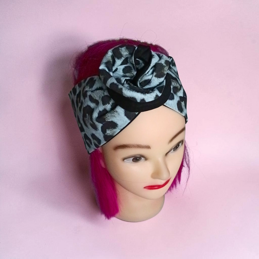 WIRED HEADWRAP | Channelled | Leopard