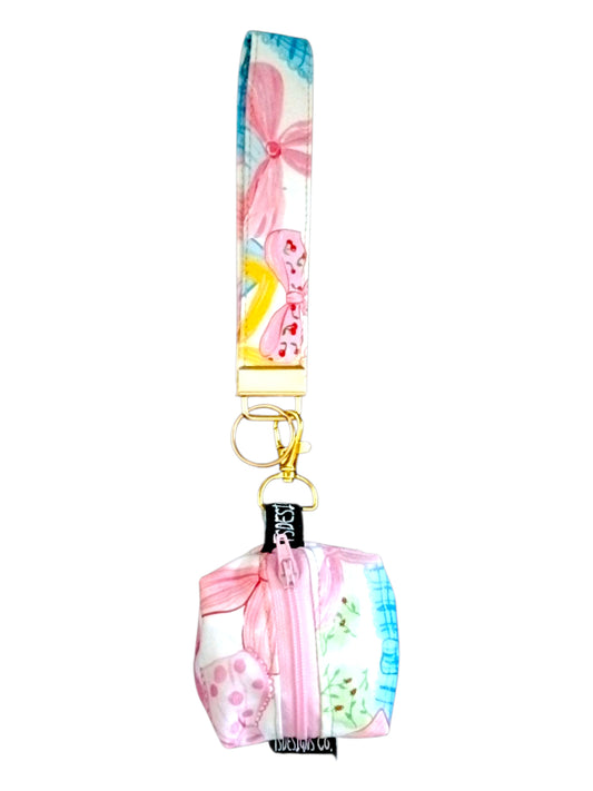 KEY WRISTLET + MINI COIN BAG | Cute Bows