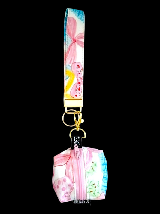KEY WRISTLET + MINI COIN BAG | Cute Bows