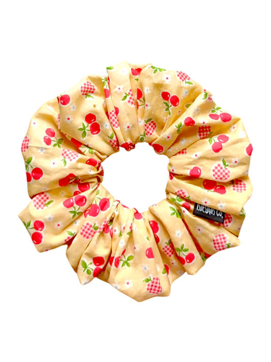 LARGE Cherries & Apples | Yellow