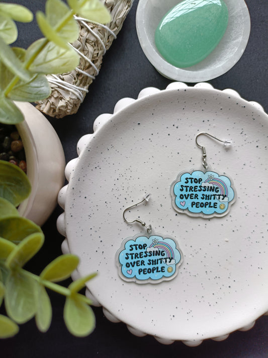 EARRINGS | SWEAR | Stop Stressing over Sh*tty People