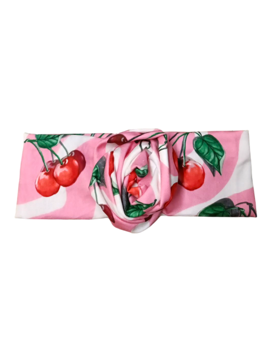 BETTY BOO BANDS™ WIRED HEADWRAP | Cherry Pop | Pink & White