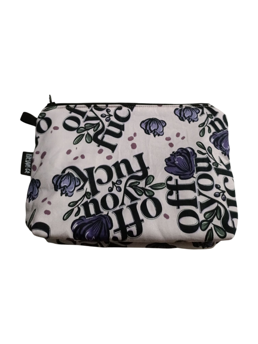 MAKEUP BAG Swear | Off You F*ck | Purple