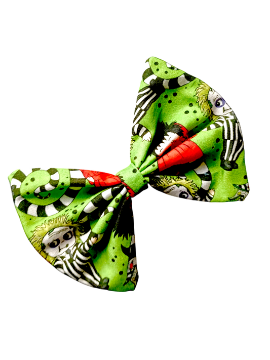 BOWS | Med Single | Tim Burton | Green & Red