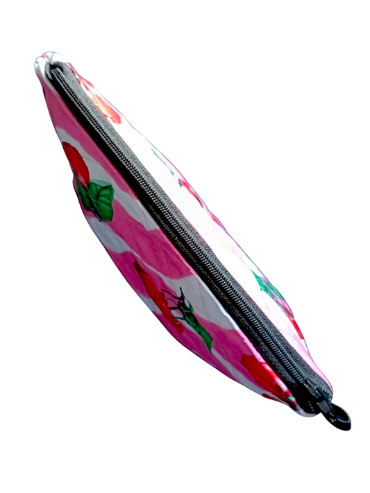 MAKEUP BAG Quilted Cherry Pop