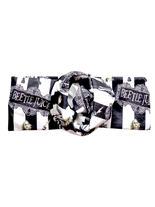 BETTY BOO BANDS™ WIRED HEADWRAP | Beetlejuice | Black & White