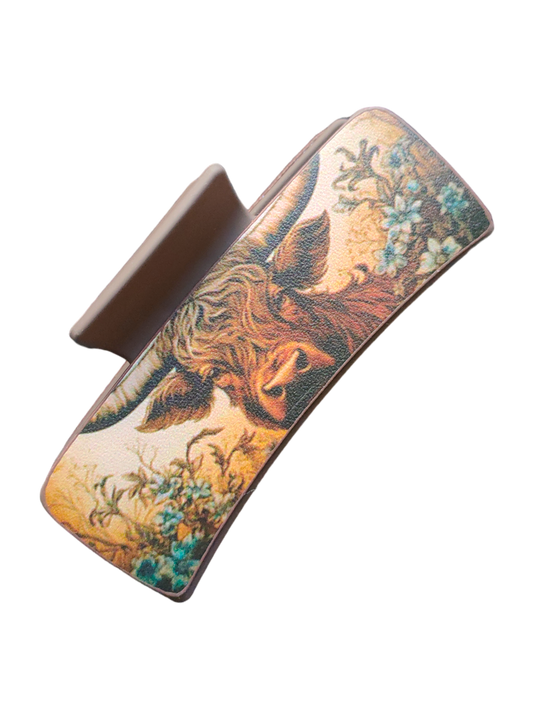 HAIR CLAW | Highland Cow | Style 1