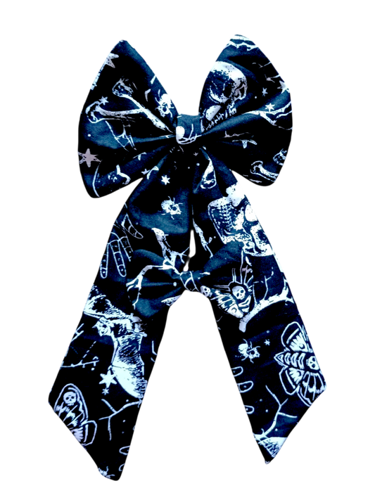 BOWS | Large & Mini Set | Gothic Black & White