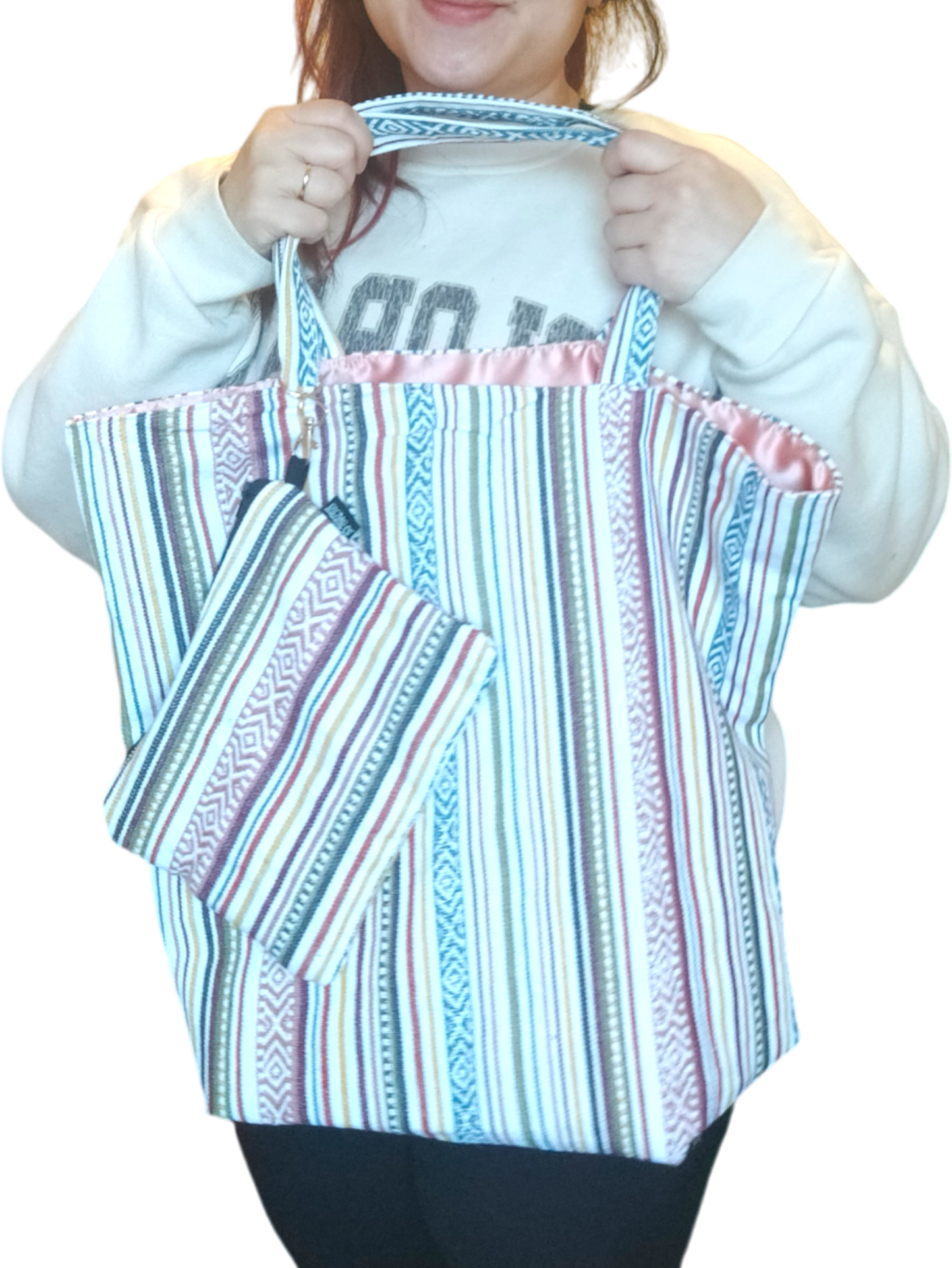 TOTE BAG | LARGE | Boho | Bag + Purse Set