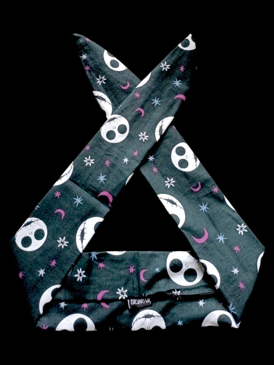 BETTY BOO BANDS™ WIRED HEADWRAP | Nightmare B4 Xmas JS | Navy