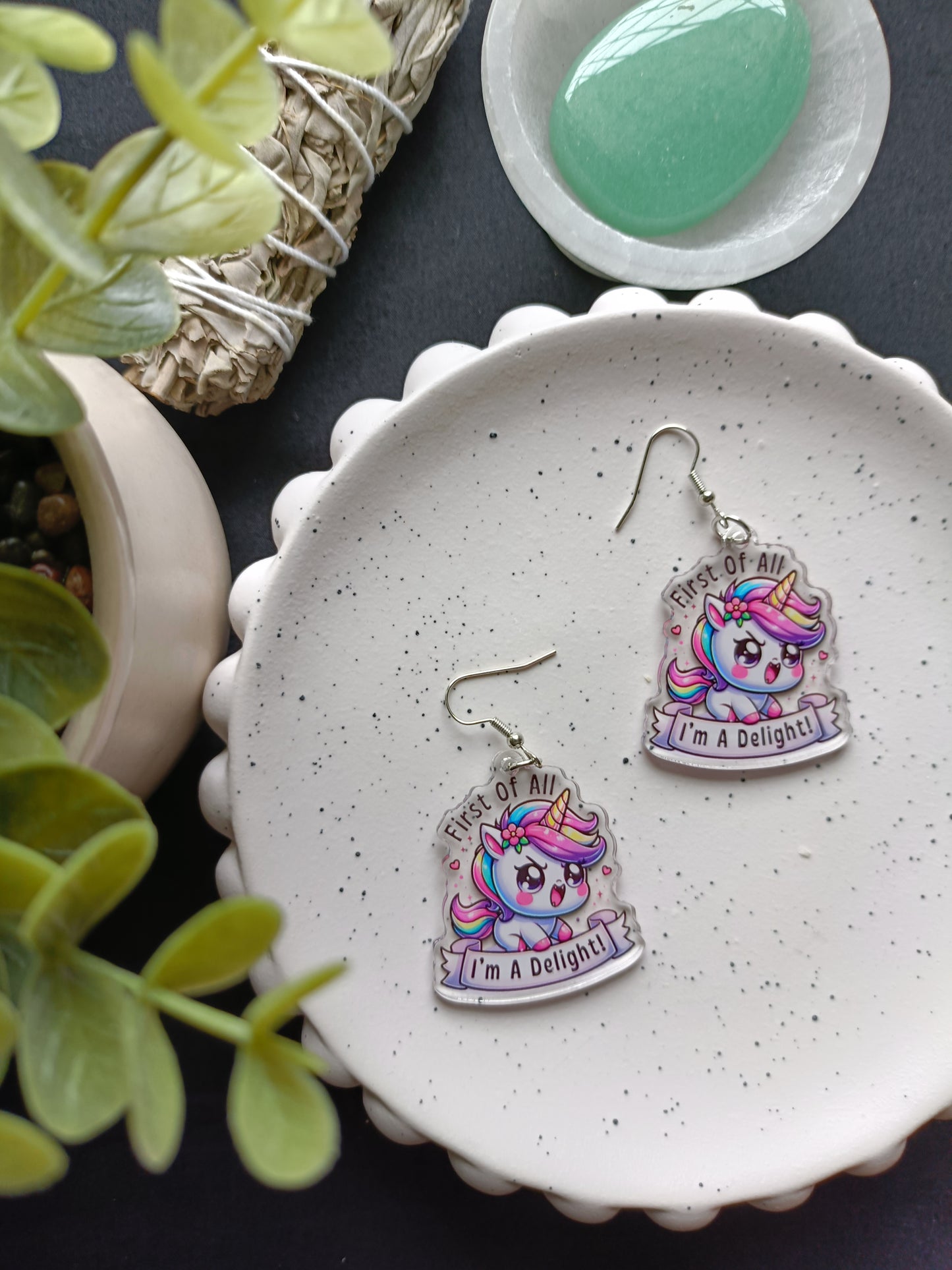 EARRINGS | First of all, I'm a Delight!