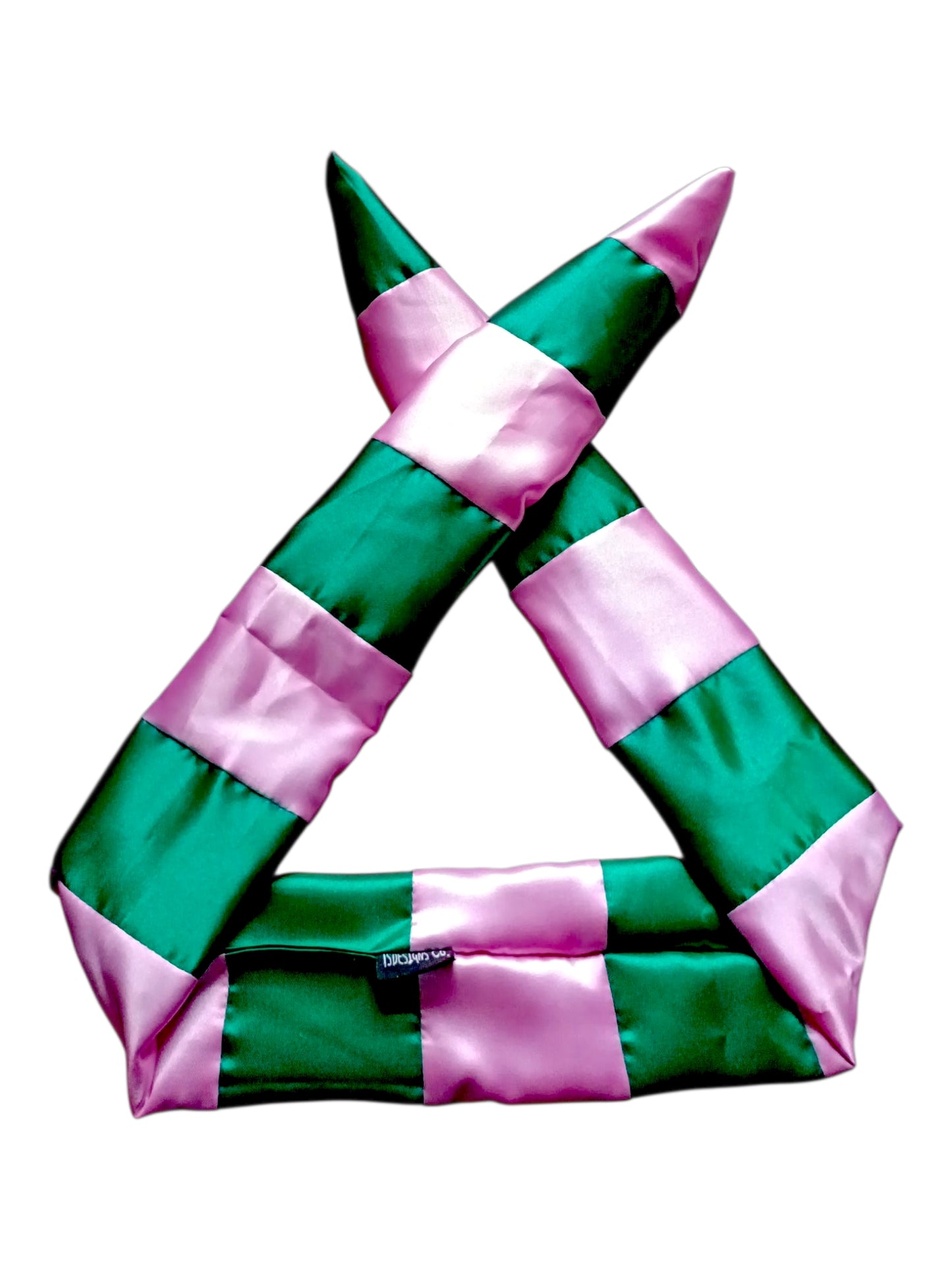 BETTY BOO BANDS™ WIRED HEADWRAP | Satin Green & Pink