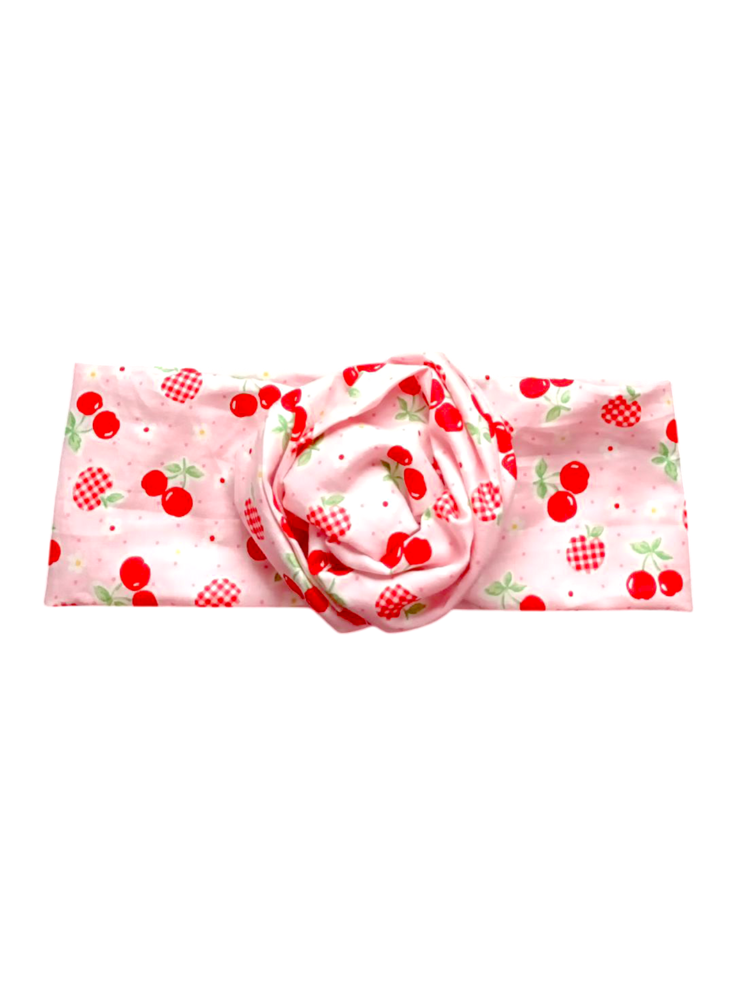 BETTY BOO BANDS™ WIRED HEADWRAP | Cherries & Apples | Pink