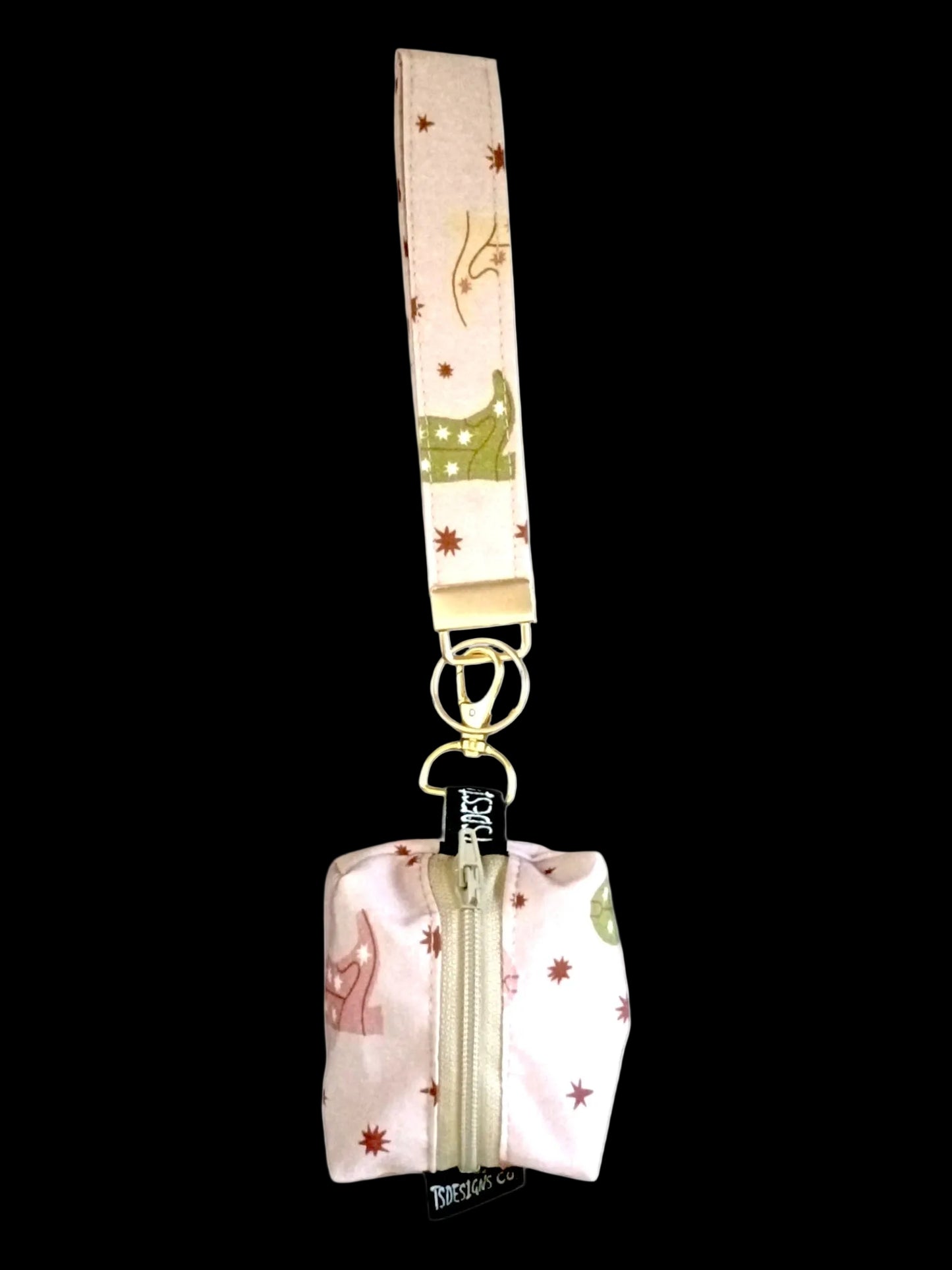 KEY WRISTLET + MINI COIN BAG | Western Style | Boots & Stars