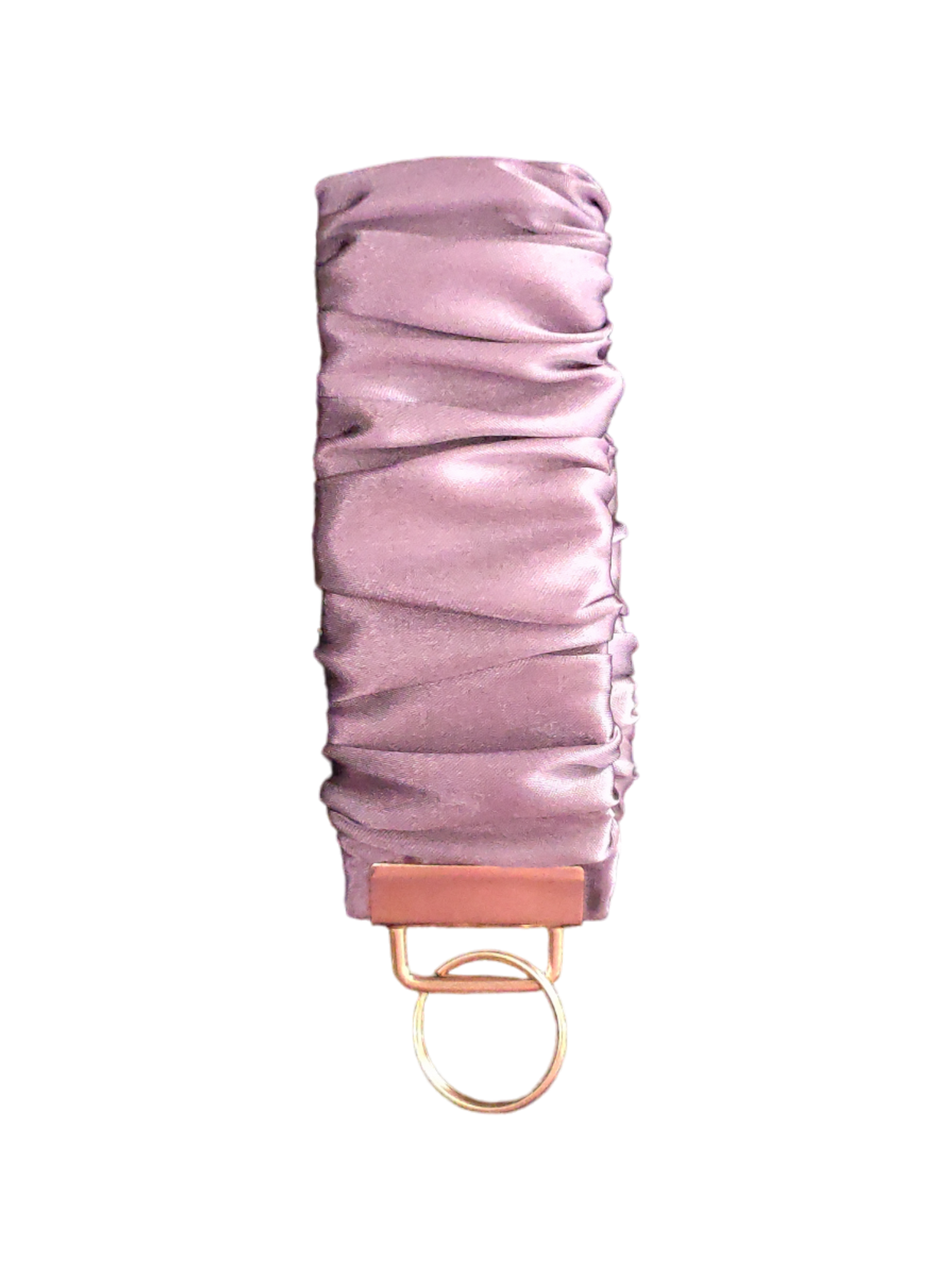 SCRUNCHIE KEY WRISTLET Satin Lavendar