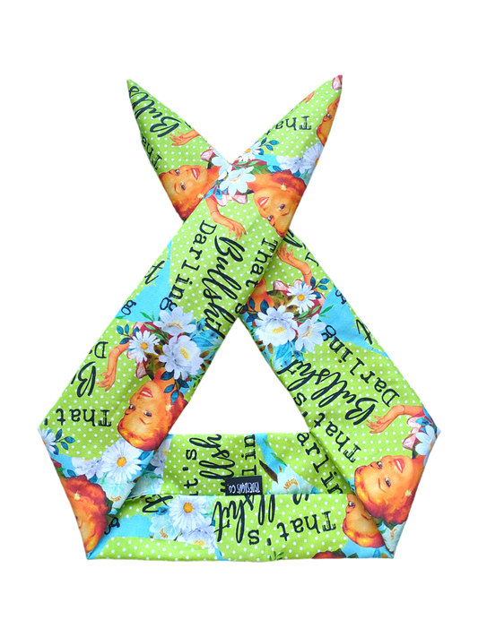 BETTY BOO BANDS™ WIRED HEADWRAP | 18+ Swear Band | That's Bullsh*t Darling