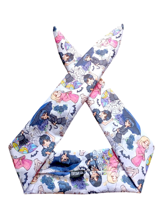 BETTY BOO BANDS™ WIRED HEADWRAP | Wednesday Addams | Purple