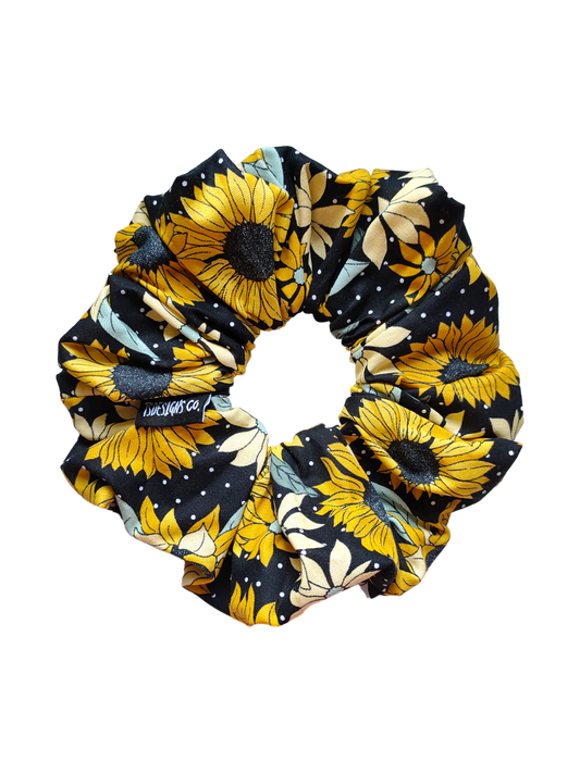LARGE Sunflowers | Black Polkadots
