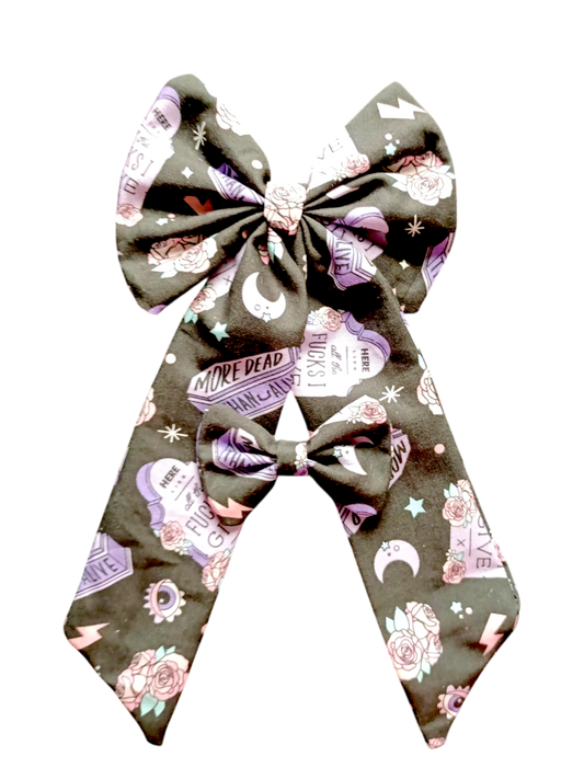 BOWS | Large & Mini Set | Swear | Here Lies | Purple