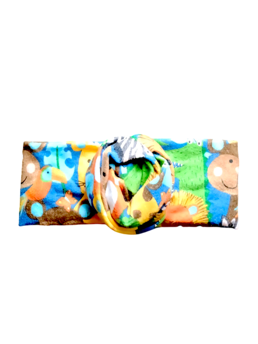 BETTY BOO BANDS™ WIRED HEADWRAP | Flannelette Animals | Colourful