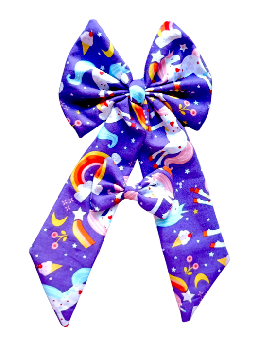 BOWS | Large & Mini Set | Unicorn | Purple
