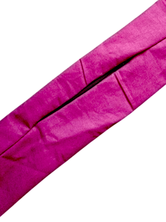 BETTY BOO BANDS™ WIRED HEADWRAP | + ZIP POCKET | Cotton Purple | Plum