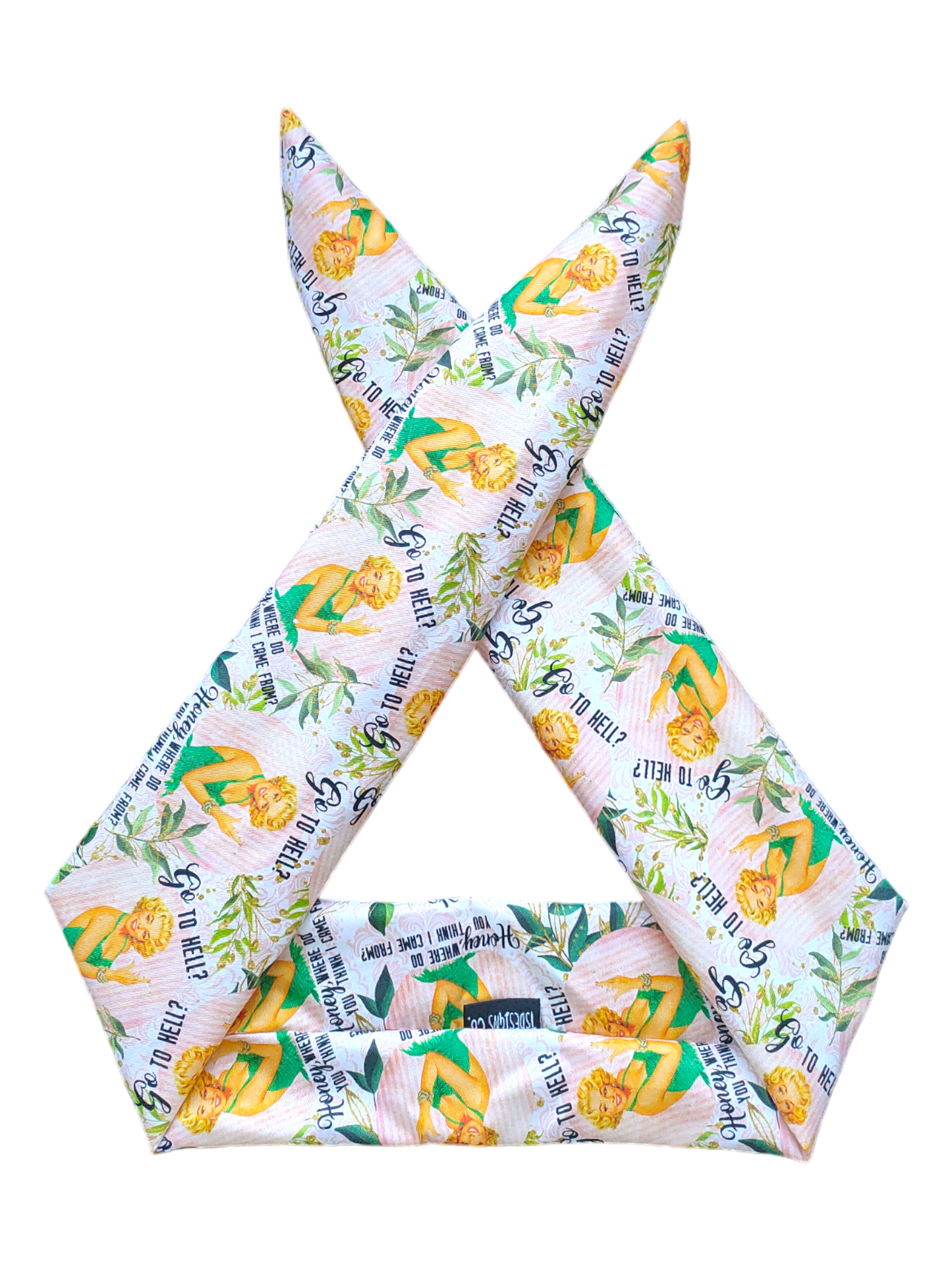 BETTY BOO BANDS™ WIRED HEADWRAP | + ZIP POCKET | 18+ Swear Band | Go to H*ll? Honey, where do you think I came from?