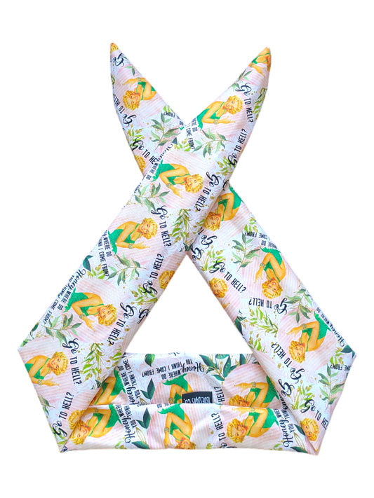 BETTY BOO BANDS™ WIRED HEADWRAP | + ZIP POCKET | 18+ Swear Band | Go to H*ll? Honey, where do you think I came from?
