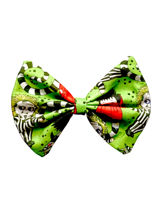 BOWS | Med Single | Tim Burton | Green & Red