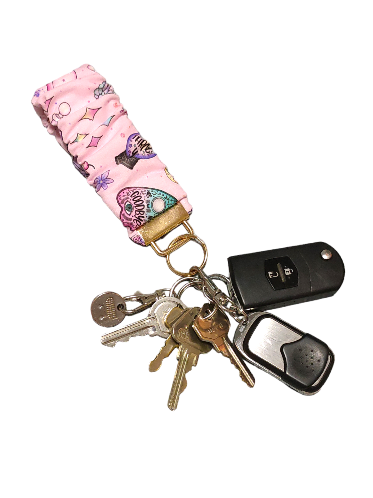 SCRUNCHIE KEY WRISTLET Witchy Magic | Pastels