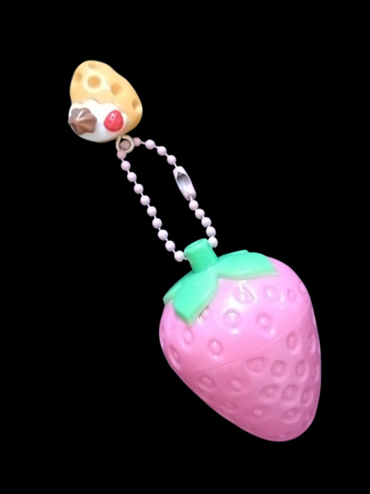 LIP GLOSS | Cute Strawberry + Key Chain