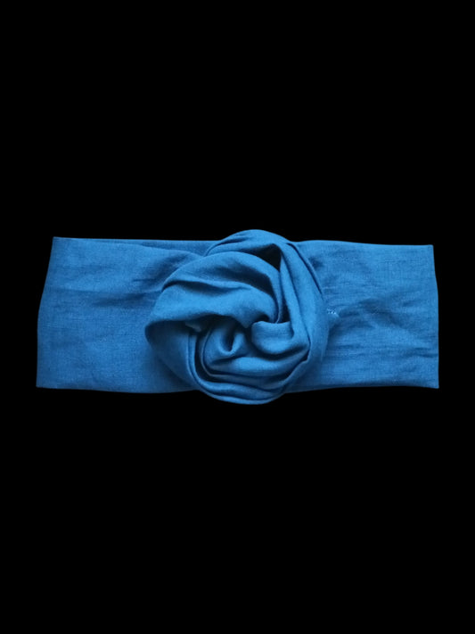 BETTY BOO BANDS™ WIRED HEADWRAP | Linen Sea Blue