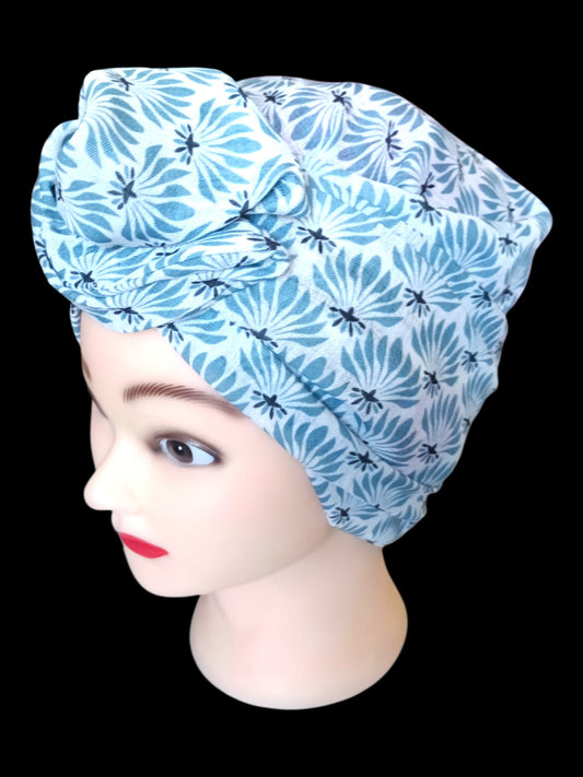 BETTY BOO WIRED TURBAN WRAP | Linen Lotus