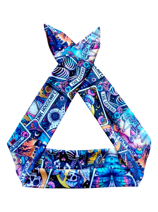 BETTY BOO BANDS™ WIRED HEADWRAP | Swear | Tattoo Tarot Cards