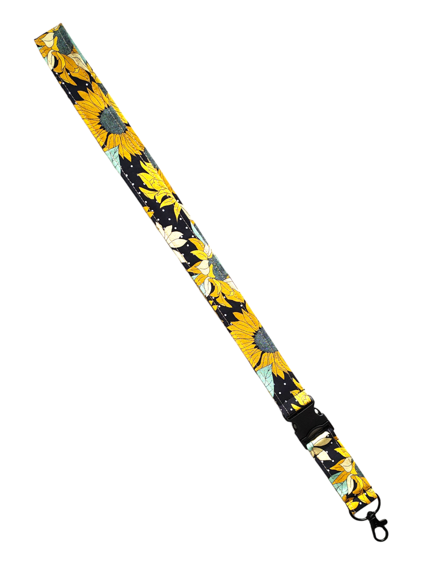 LANYARD Sunflower Black Polkadots