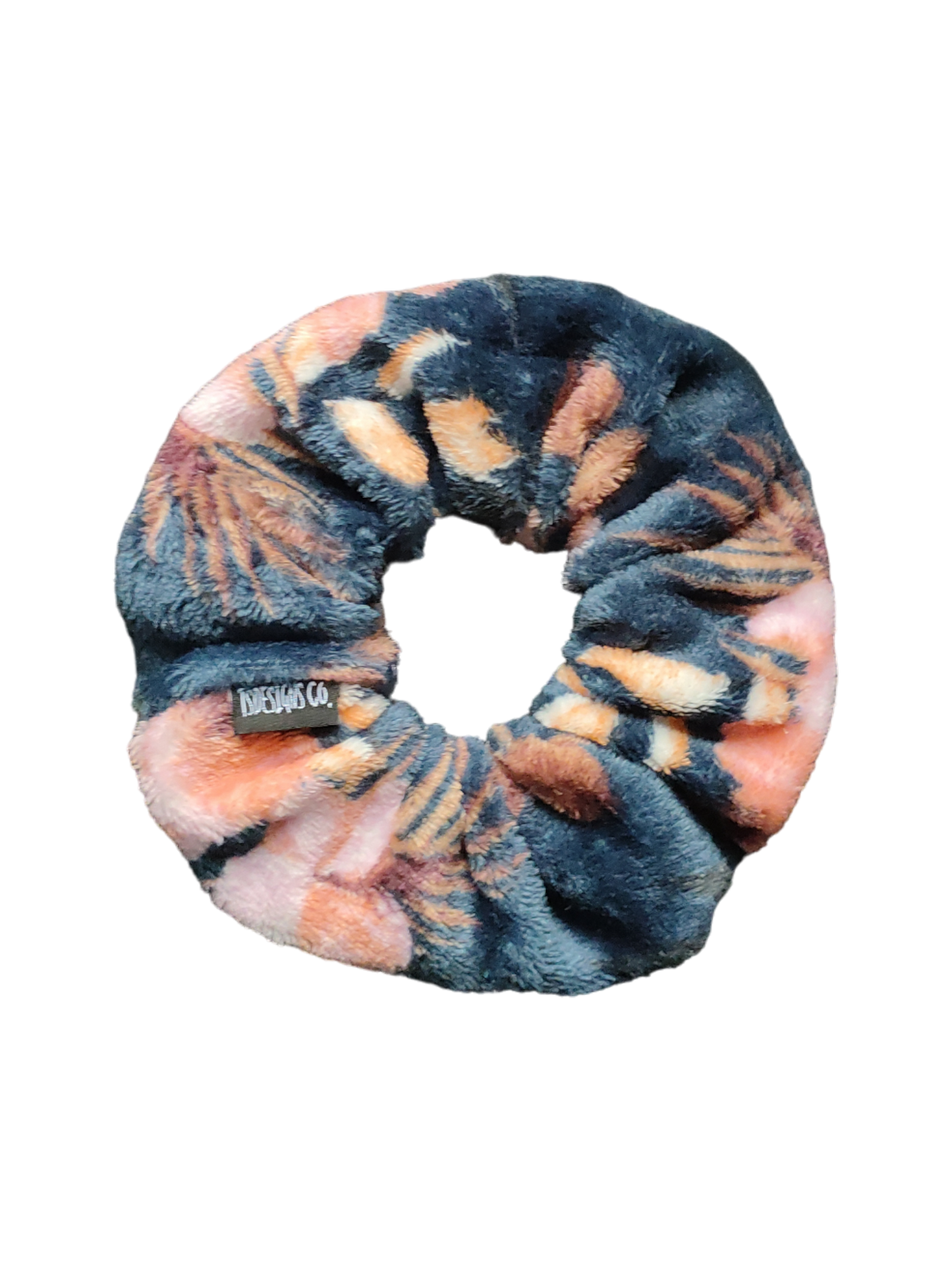 LARGE Fluffy Navy Floral