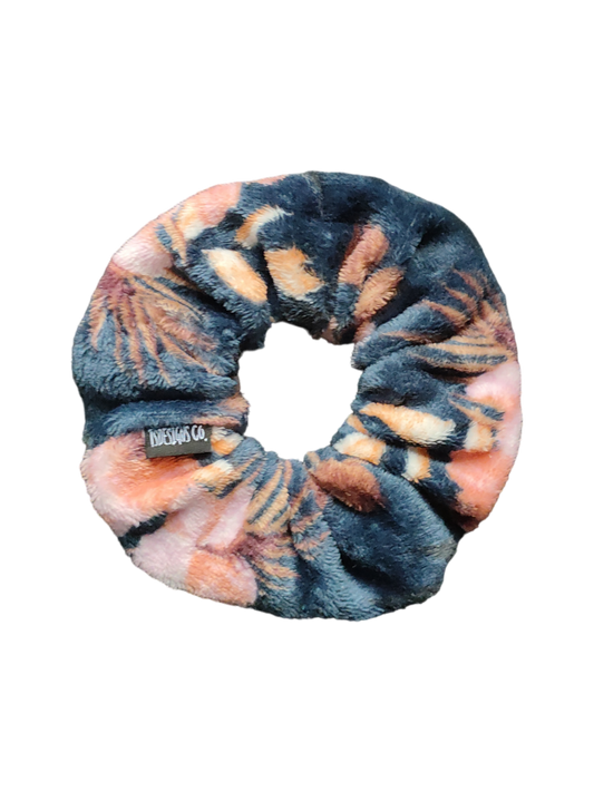 LARGE Fluffy Navy Floral