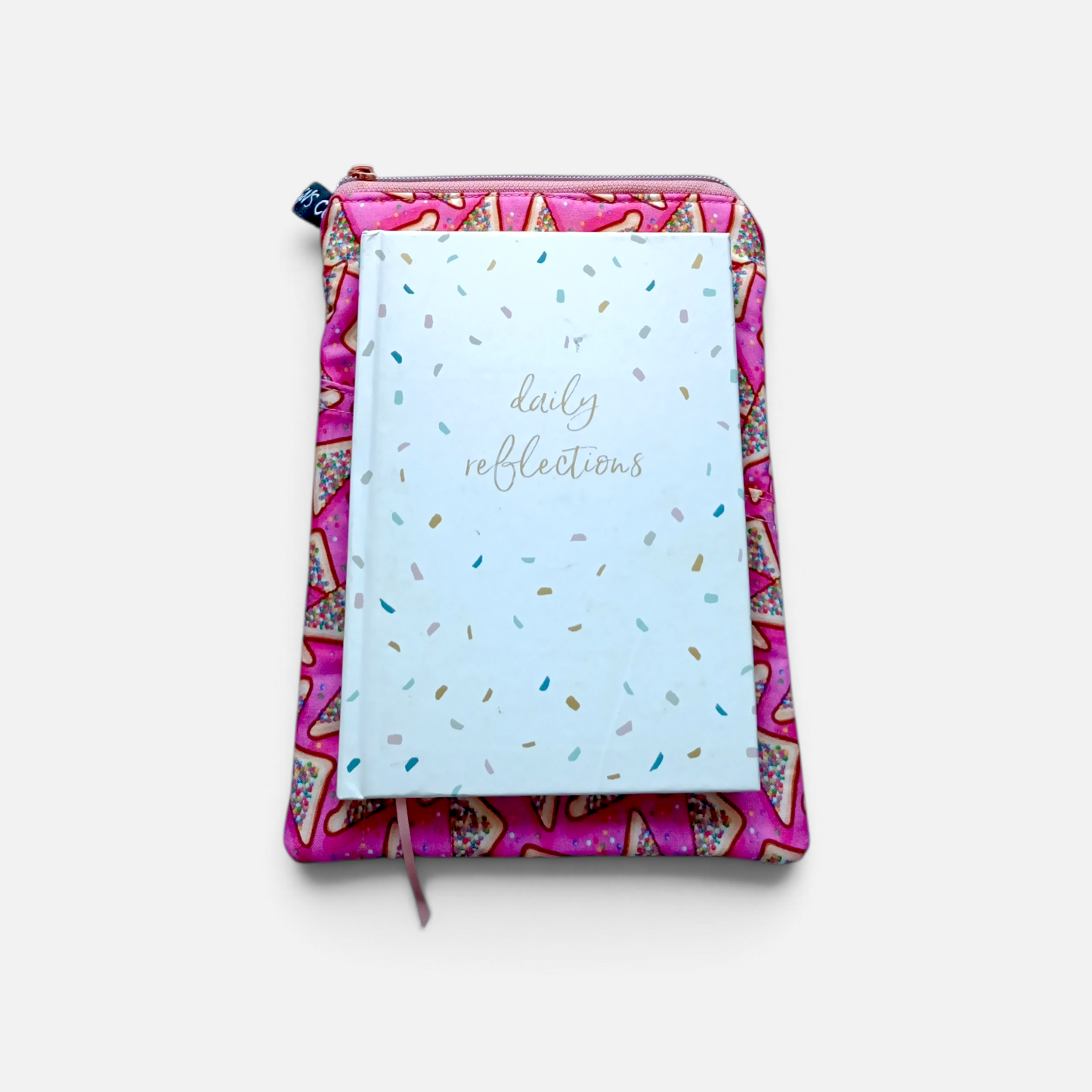 Book & Ebook Sleeve A5/A6 + 2-pen & Mobile Front Pockets | Fairybread